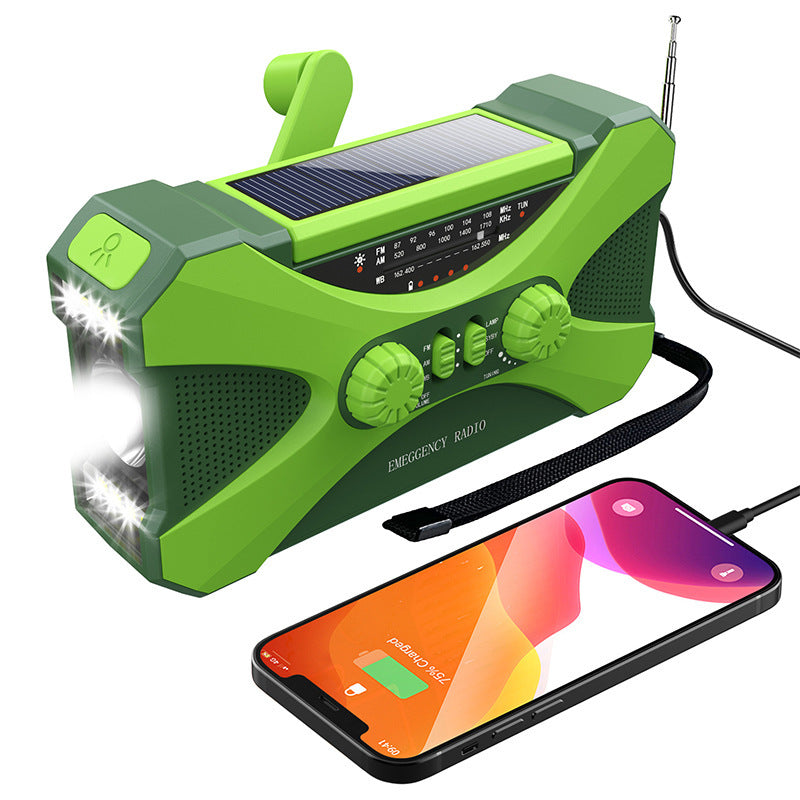 Oasis 3 In 1 Portable Hand Crank AM-FM-NOAA  Radio